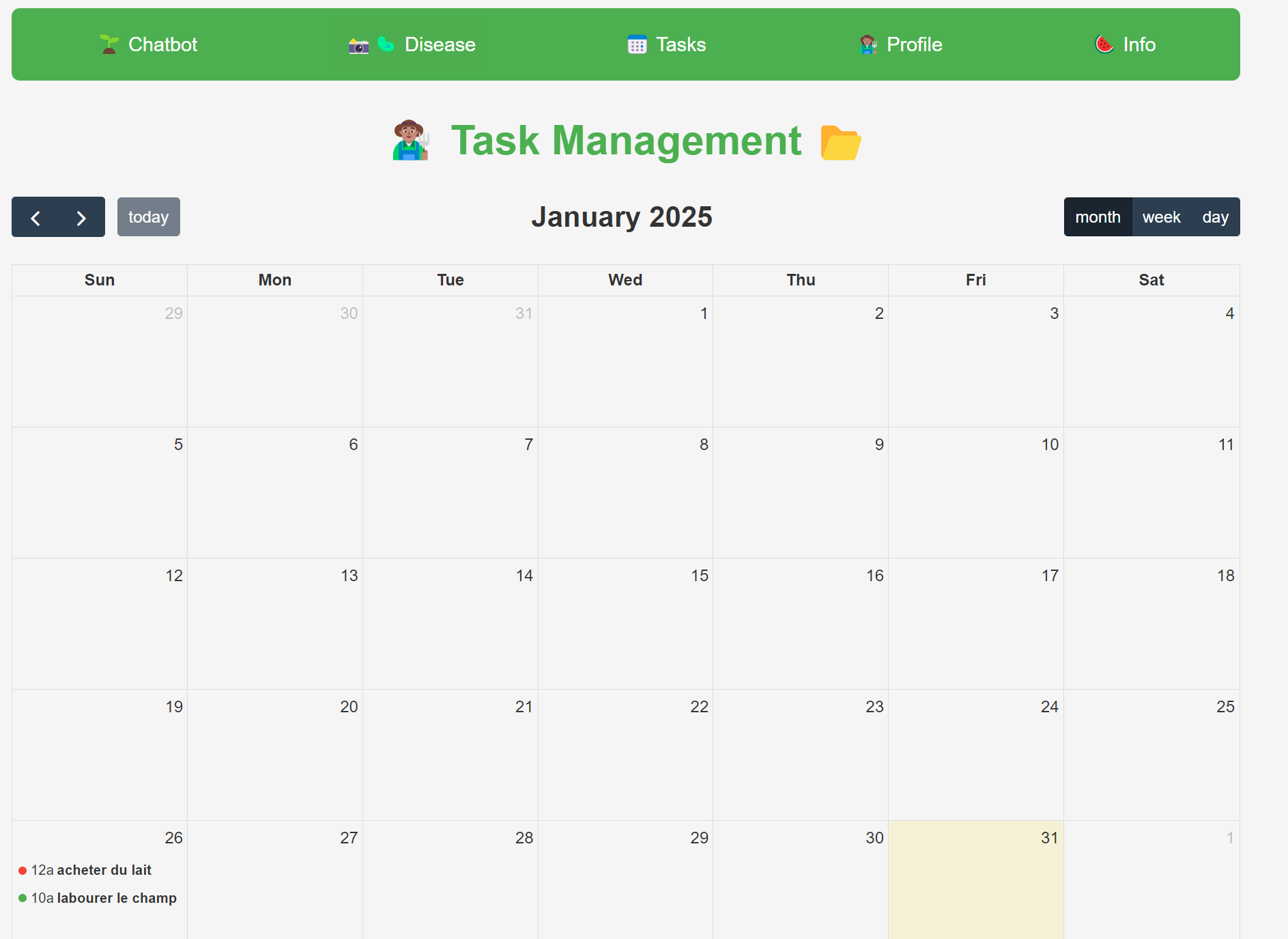 Entraînement du modèle
